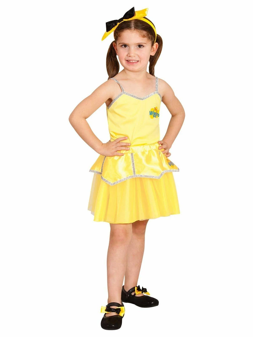Rubie's Emma The Wiggles Yellow Ballerina Top Skirt Headband And Bow Girls Costume 11 Rubie's Emma The Wiggles Yellow Ballerina Top Skirt Headband And Bow Girls Costume
