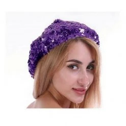 JD Costume Accessories 1 Ladies Girls French 70s Costume Party Dance Disco SEQUINED SEQUINS Hat BERET 16 JD Costume Accessories 1 Ladies Girls French 70s Costume Party Dance Disco SEQUINED SEQUINS Hat BERET