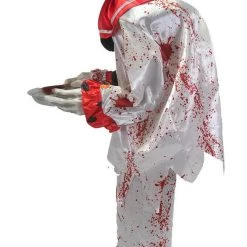 Kmart 95cm Animated Talking Light Up Eyes Pennywise Clown Halloween Prop Halloween Props/Decoration