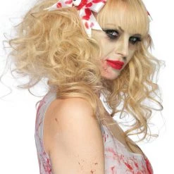 Morris Hair Bows Bloody Ribbon Eyeball Finger Halloween Ladies Costume Accessory Halloween Costumes