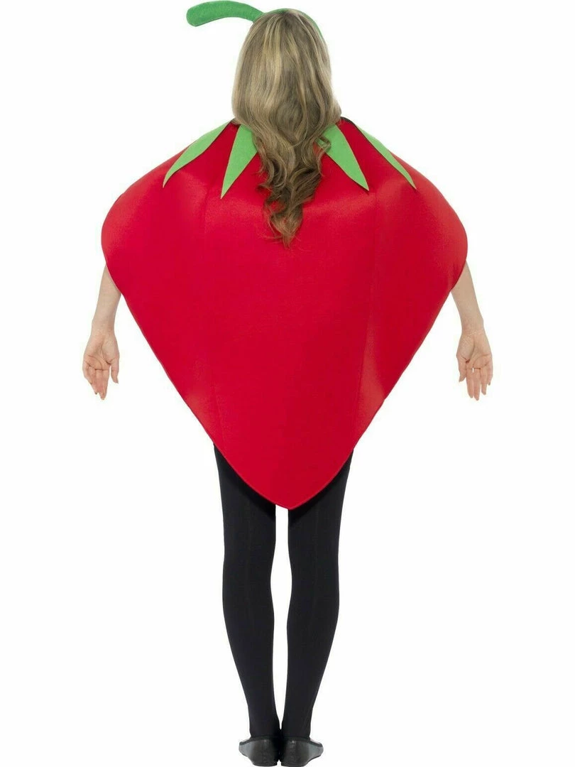Smiffys CA298 Strawberry Costume Ladies Mens Unisex Novelty Fruit Fancy Red Farm Outfit Costumes 3 Smiffys CA298 Strawberry Costume Ladies Mens Unisex Novelty Fruit Fancy Red Farm Outfit Costumes