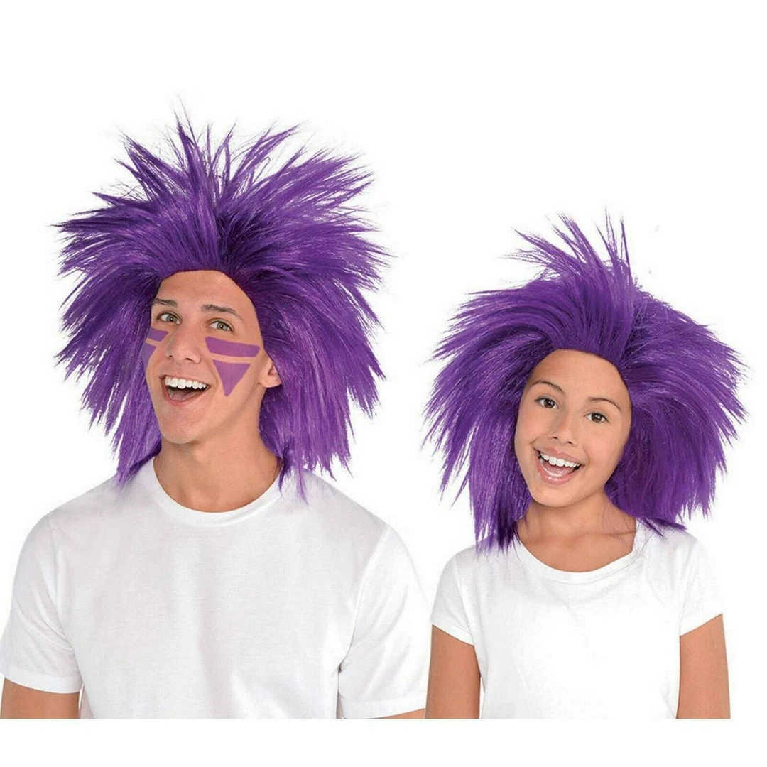Balloon Agencies Fan Supporters Crazy Spikey Wig Ladies Mens Costume Accessory Many Colours 8 Balloon Agencies Fan Supporters Crazy Spikey Wig Ladies Mens Costume Accessory Many Colours