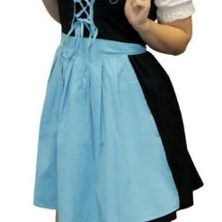 Sweidas Oktoberfest Beer Maiden Blue Size Large Ladies Costume And Country Plaits Wig
