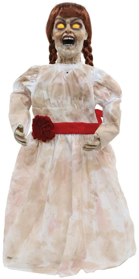 Unbranded 82cm Grim Girl Cracked Victorian Doll Halloween Decoration Halloween Props/Decoration 1 Unbranded 82cm Grim Girl Cracked Victorian Doll Halloween Decoration Halloween Props/Decoration