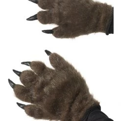 Smifys Hairy Werewolf Wolf Monster Hands Claws Paws Halloween Costume Gloves Costume Accessories