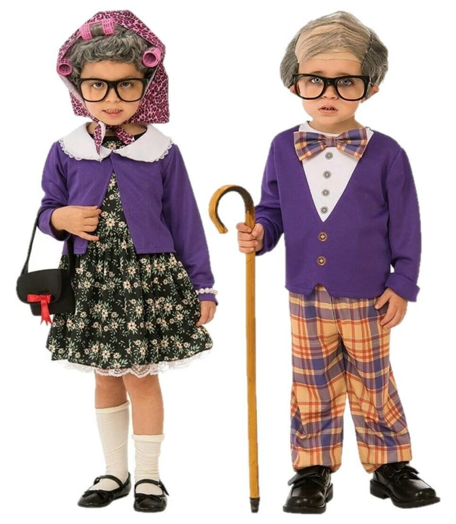 Rubie's Little Old Lady Little Old Man Book Week Boys Girls Costume Costumes 1 Rubie's Little Old Lady Little Old Man Book Week Boys Girls Costume Costumes