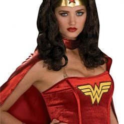 Morris Costumes Licensed Wonder Woman Ladies Costume Wig