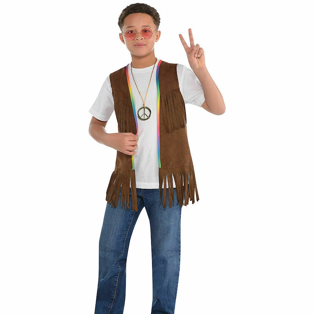 Balloon Agencies 60s Hippie Fringe Vest Kids Costume Accessory Costume Accessories 2 Balloon Agencies 60s Hippie Fringe Vest Kids Costume Accessory Costume Accessories
