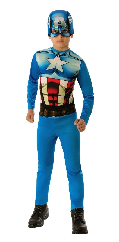 Rubies Deerfield Avenger Infinity War Captain America Classic Boys Costume Costumes 1 Rubies Deerfield Avenger Infinity War Captain America Classic Boys Costume Costumes
