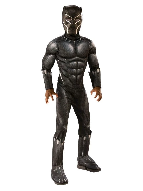 Rubies Deerfield Costumes Avengers Endgame Black Panther Deluxe Boys Costume 1 Rubies Deerfield Costumes Avengers Endgame Black Panther Deluxe Boys Costume