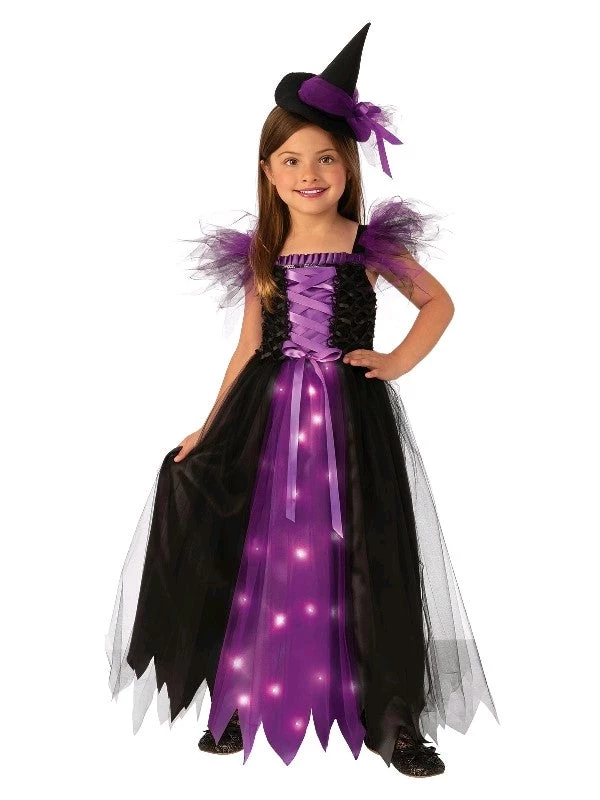 Rubies Deerfield Halloween Costumes Fancy Witch Light Up Dress Girls Costume 1 Rubies Deerfield Halloween Costumes Fancy Witch Light Up Dress Girls Costume