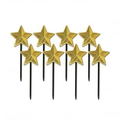 Balloon Agencies Gold Star Plastic Food Picks