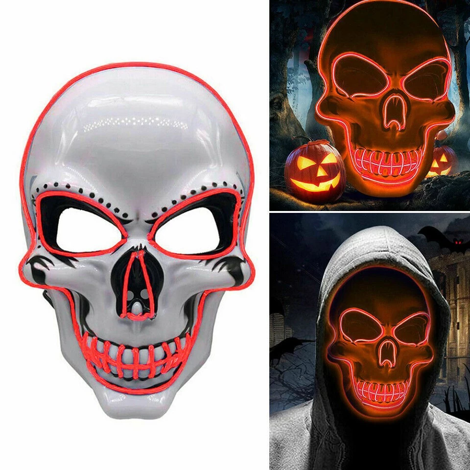FB Market Place Costume Accessories The Purge Skeleton Mask Light Up Halloween Scary Mask Flashing Glow In Dark 2 FB Market Place Costume Accessories The Purge Skeleton Mask Light Up Halloween Scary Mask Flashing Glow In Dark