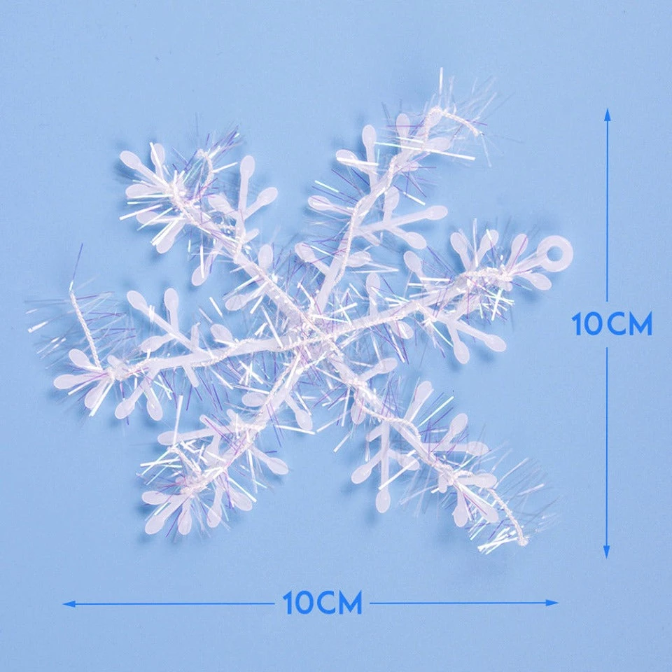 FB Market Place Pack Of 30 White Snowflakes Icle Decorations Christmas Tree Decorations 11cm Diameter Christmas Decorations 4 FB Market Place Pack Of 30 White Snowflakes Icle Decorations Christmas Tree Decorations 11cm Diameter Christmas Decorations