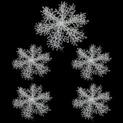 FB Market Place Pack Of 30 White Snowflakes Icle Decorations Christmas Tree Decorations 11cm Diameter Christmas Decorations 14 FB Market Place Pack Of 30 White Snowflakes Icle Decorations Christmas Tree Decorations 11cm Diameter Christmas Decorations