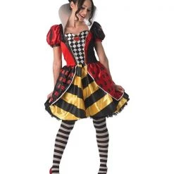Rubies Deerfield Red Queen Of Hearts Alice In Wonderland Ladies Costume