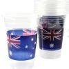 Balloon Agencies Australia Day 473ml Plastic Cups 8pk Party Supplies