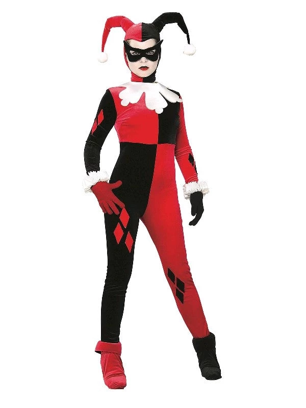 Rubies Deerfield Costumes Harley Quinn Comic Book Jumpsuit Ladies Costume 1 Rubies Deerfield Costumes Harley Quinn Comic Book Jumpsuit Ladies Costume