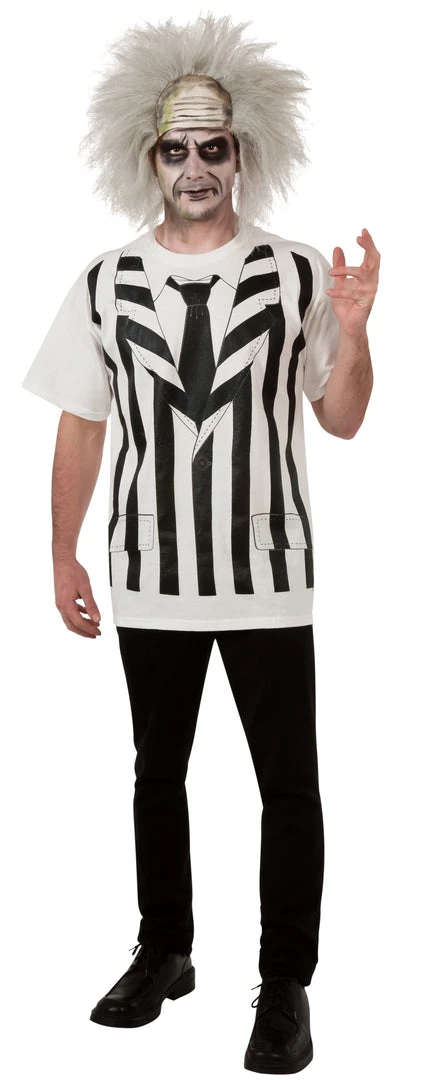 Rubies Deerfield Licensed Beetlejuice T-Shirt Costume Accessory Costumes 1 Rubies Deerfield Licensed Beetlejuice T-Shirt Costume Accessory Costumes