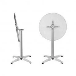 Crazy Crazy & More Crazy Deals Bar Cocktail Table Foldable Aluminium Adjustable Height Indoor Outdoor Home & Garden