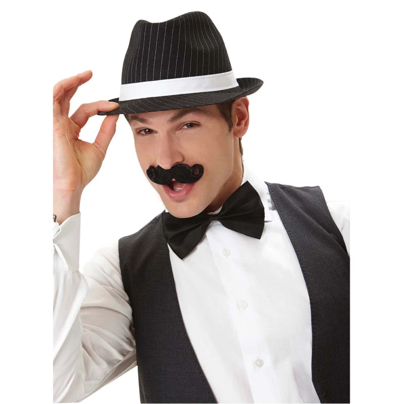 Balloon Agencies Black Mini Handlebar Moustache Costume Accessories 2 Balloon Agencies Black Mini Handlebar Moustache Costume Accessories