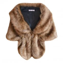 Crazy Crazy & More Crazy Deals Clothing Apparel High Grade Elegant Faux Fur Mink Shawl Stole Coat