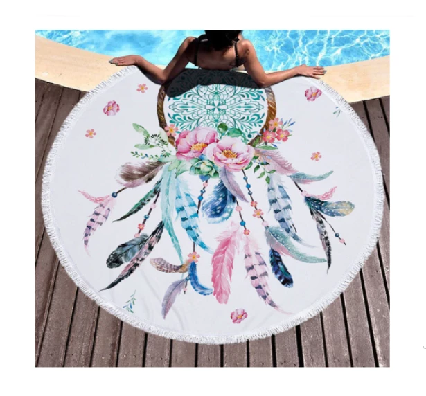 AliExpress Home & Garden Large Round 3D Beach Towel Blanket Dream Catcher Printed Bath Yoga Mat Picnic Blanket Wall Tapestry 2 AliExpress Home & Garden Large Round 3D Beach Towel Blanket Dream Catcher Printed Bath Yoga Mat Picnic Blanket Wall Tapestry