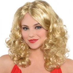Balloon Agencies Envy Blonde Waves Ladies Wig Wigs
