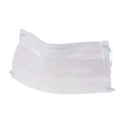 Warehouse 2 Ply TPU Elastic Band Ear Loop White Waterproof Disposable Surgical Face Mask Health & Beauty