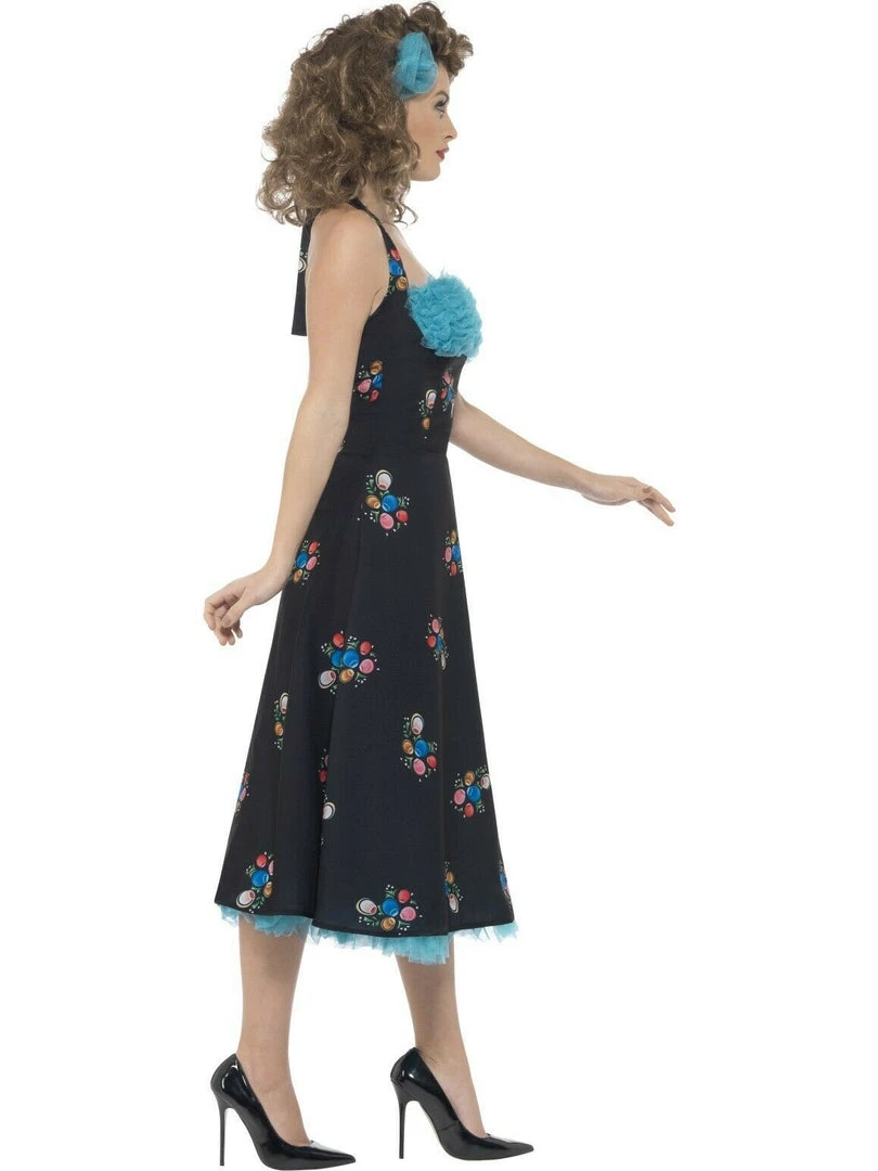 Smiffys Grease Cha Cha DiGregorio Halter Dress Ladies Costume Costumes 2 Smiffys Grease Cha Cha DiGregorio Halter Dress Ladies Costume Costumes