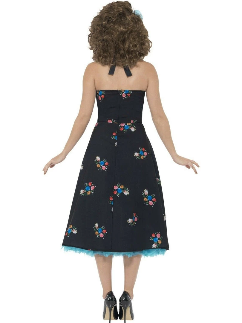 Smiffys Grease Cha Cha DiGregorio Halter Dress Ladies Costume Costumes 3 Smiffys Grease Cha Cha DiGregorio Halter Dress Ladies Costume Costumes