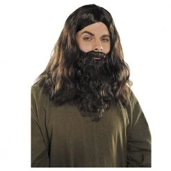 Balloon Agencies Wigs Hippie Men's Wig With Beard Set