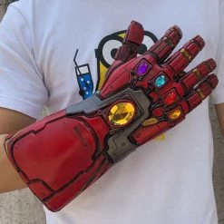 AliExpress Avengers 4 Endgame Iron Man Infinity Gauntlet Latex Glove