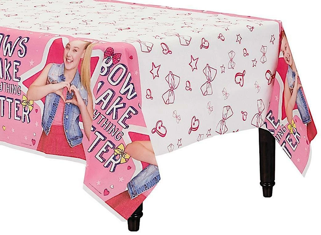 Balloon Agencies Party Supplies Jojo Siwa Hair Bow Rectangle Tablecloth Tablecover Party Tableware Supplies 1 Balloon Agencies Party Supplies Jojo Siwa Hair Bow Rectangle Tablecloth Tablecover Party Tableware Supplies