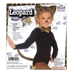 Tomfoolery Leopard Accessory Kit For Kids Costume Accessories