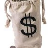 Crazy Crazy & More Crazy Deals Costume Accessories Money Bag Quality 21cm Robber Burglar Loot Sack Swag Wild West Thief Outlaw Costume Accessory