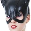 Tomfoolery Deluxe Cat Woman Ladies Face Mask Costume Accessories
