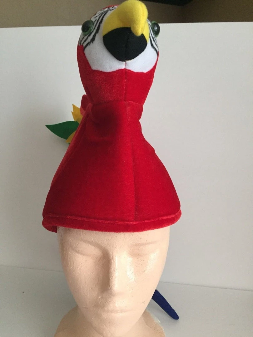 Crazy Crazy & More Crazy Deals Plush Red Velvet Parrot Kids Hat 5 Crazy Crazy & More Crazy Deals Plush Red Velvet Parrot Kids Hat