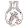 Crazy Crazy & More Crazy Deals Fashion Jewelry Rose Gold Rhinestone Cubic Zircon Crystal Ring