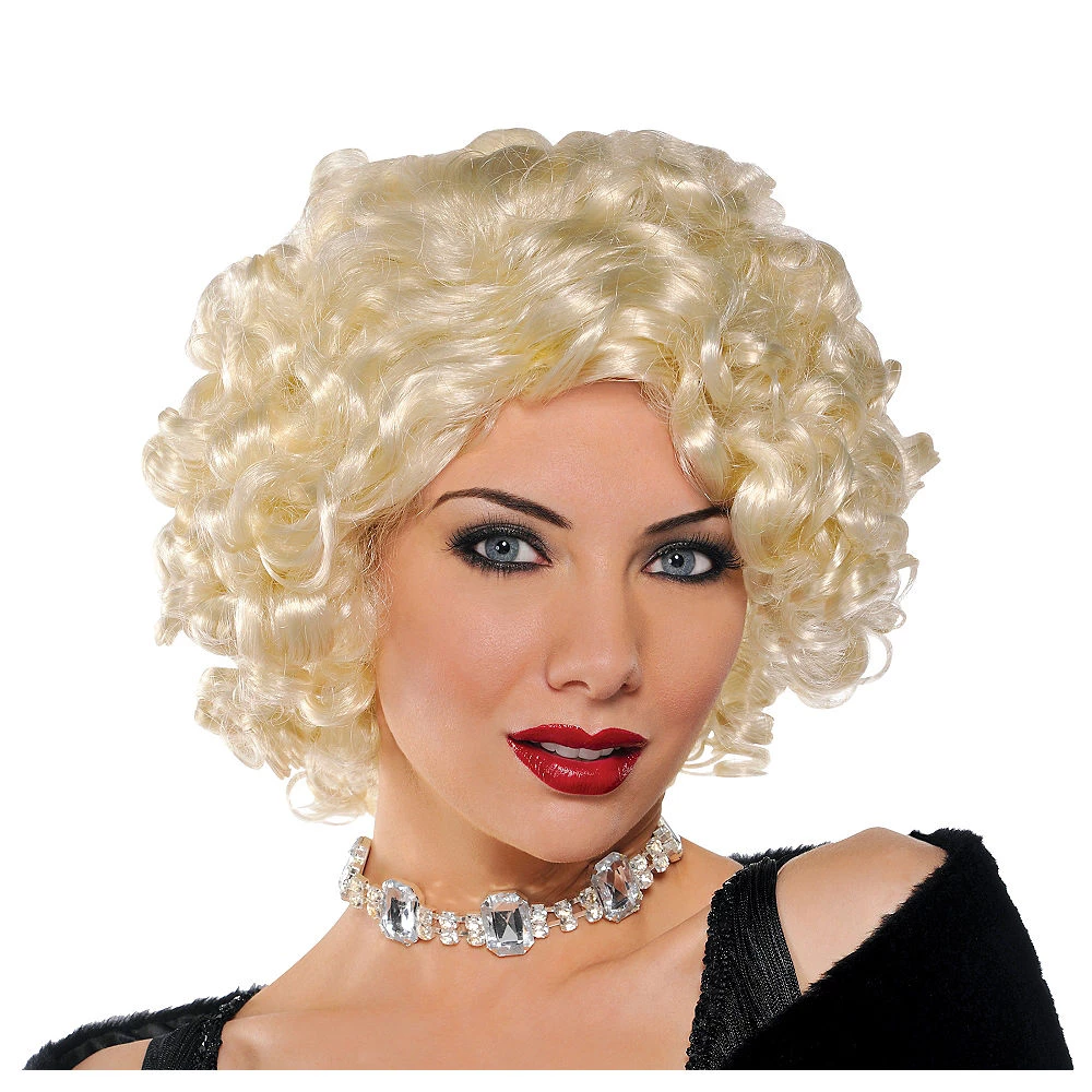 Balloon Agencies Roxie Blonde Curly Ladies Wig Wigs 1 Balloon Agencies Roxie Blonde Curly Ladies Wig Wigs