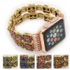 Elegancensplendour Handmade Coloured Crystal Stones Apple Watch Strap Band