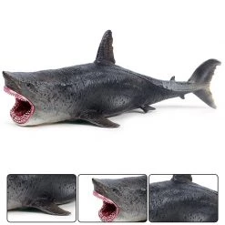 Crazy Crazy & More Crazy Deals Megalodon Extinct Great White Shark Model PVC 25cm Long Costume Party Prop
