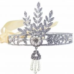 Crazy Crazy & More Crazy Deals Costume Accessories Flapper Great Gatsby Roaring 20s Headpiece Silver Headband
