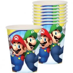 Balloon Agencies Super Mario Plastic Cups Tableware Party Supplies