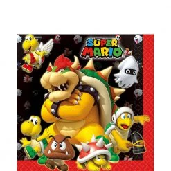 Balloon Agencies Super Mario Lunch Napkins Party Supplies Tableware