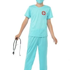 Smiffys Costumes Surgical Scrubs Surgeon Doctor Boys Costume
