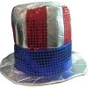 Sweidas Uncle Sam Glitzy Sequins Top Hat Costume Accessories
