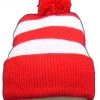 Aussie Toys Costume Accessories Wheres Wally Beanie Red And White Striped