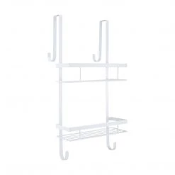 Kmart Home & Garden White Over Door Shower Caddy Bathroom Storage Rack Holder Organizer Shelf Bath