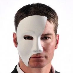 Crazy Crazy & More Crazy Deals White Phantom Adult Mask